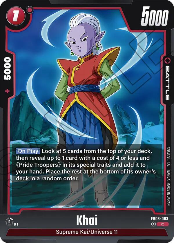 Khai, Raging Roar FB03-003