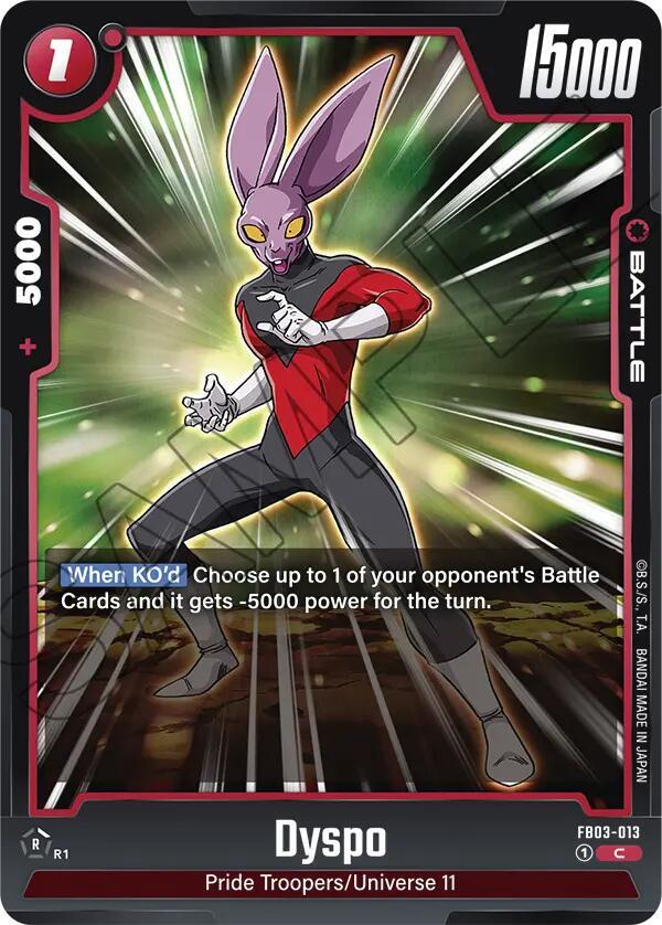 Dyspo - FB03-013, Raging Roar FB03-013