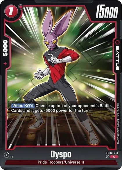 Dyspo - FB03-013, Raging Roar FB03-013