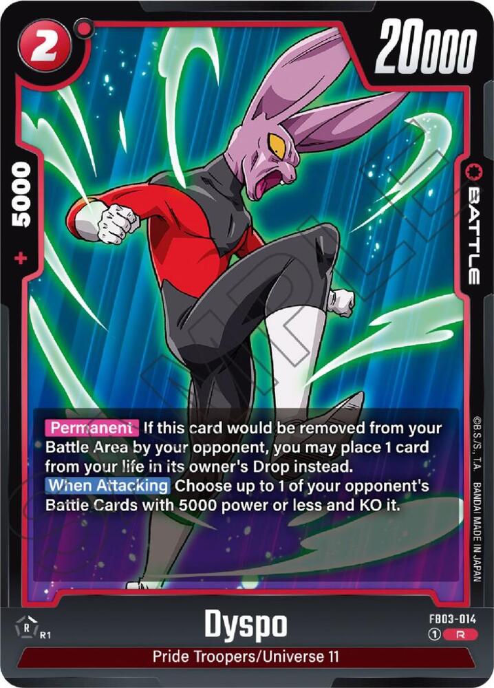 Dyspo - FB03-014, Raging Roar FB03-014