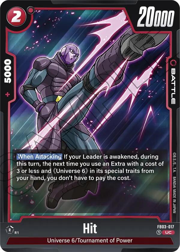 Hit, Raging Roar FB03-017