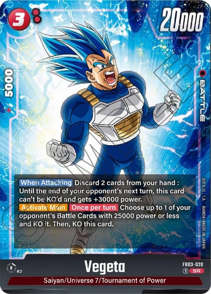 Vegeta - FB03-020, Raging Roar FB03-020