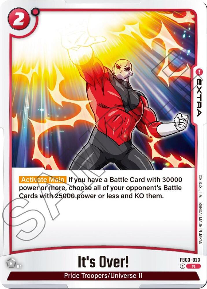 It's Over!, Raging Roar FB03-023