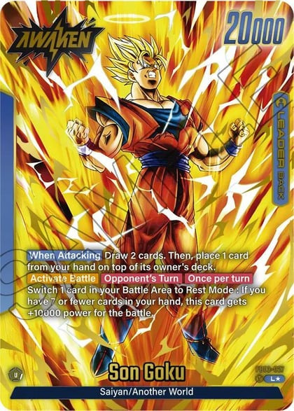 Son Goku - FB03-027 (Alternate Art), Raging Roar FB03-027