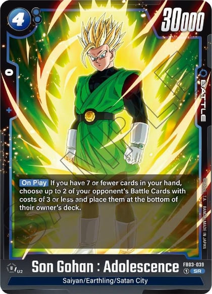 Son Gohan : Adolescence - FB03-039, Raging Roar FB03-039