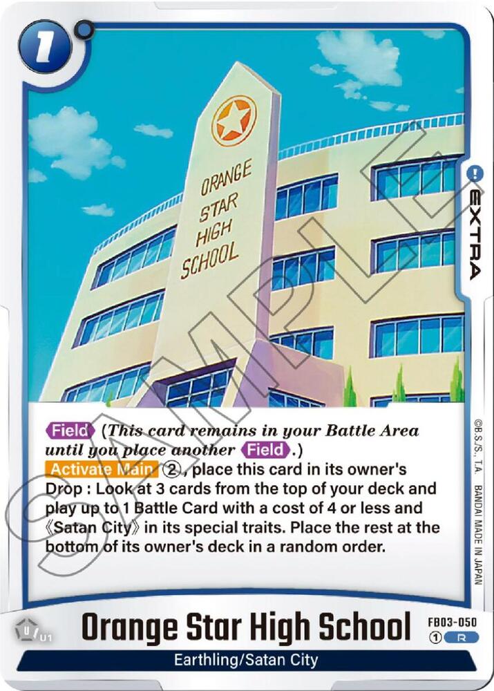 Orange Star High School, Raging Roar FB03-050