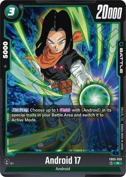 Android 17, Raging Roar FB03-059