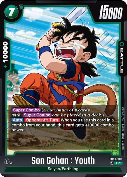 Son Gohan : Youth - FB03-066, Raging Roar FB03-066