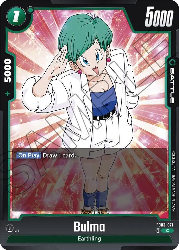 Bulma - FB03-071, Raging Roar FB03-071