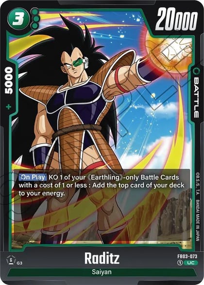 Raditz - FB03-073, Raging Roar FB03-073