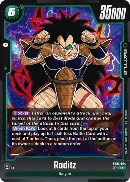 Raditz - FB03-074, Raging Roar FB03-074