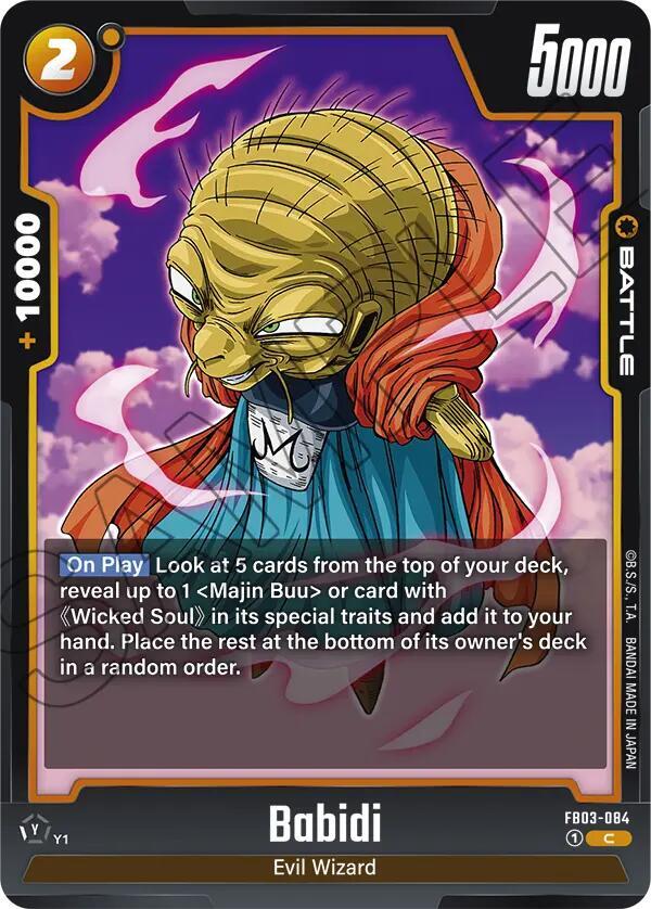 Babidi - FB03-084, Raging Roar FB03-084