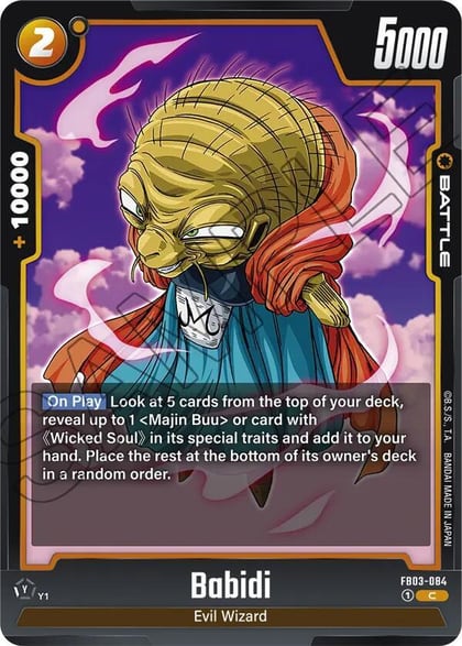 Babidi - FB03-084, Raging Roar FB03-084