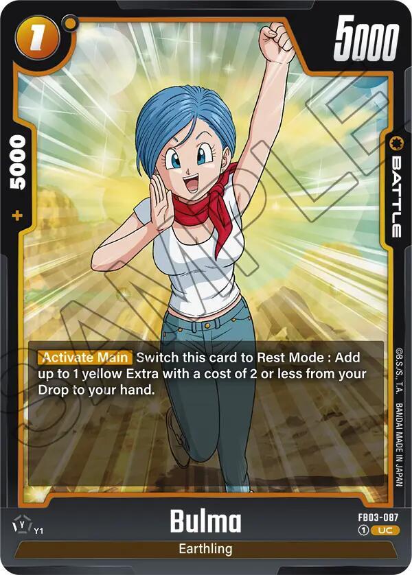 Bulma - FB03-087, Raging Roar FB03-087