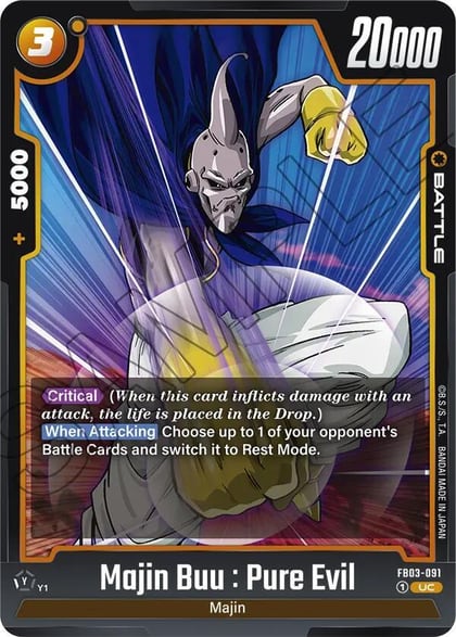 Majin Buu : Pure Evil, Raging Roar FB03-091