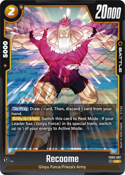 Recoome, Raging Roar FB03-097