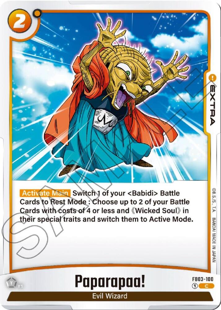 Paparapaa!, Raging Roar FB03-100