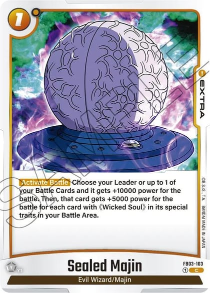 Sealed Majin, Raging Roar FB03-103