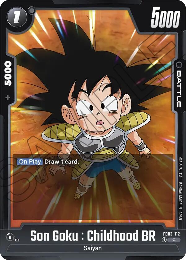 Son Goku : Childhood BR, Raging Roar FB03-112