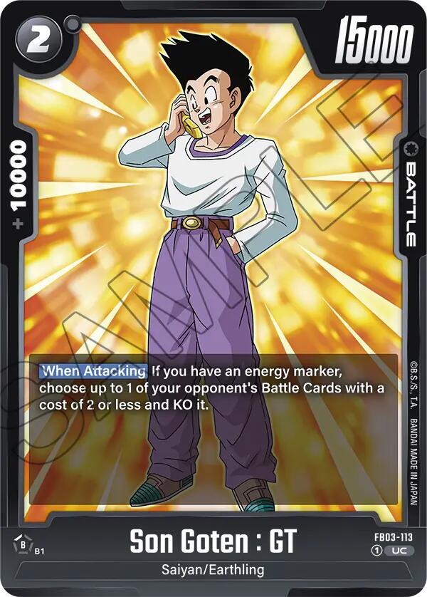Son Goten : GT, Raging Roar FB03-113