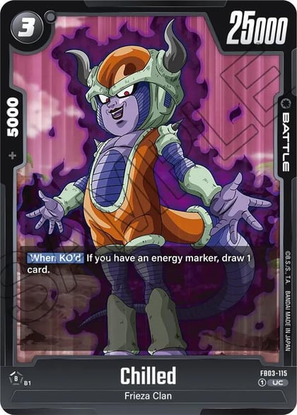 Chilled, Raging Roar FB03-115