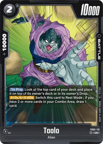 Toolo, Raging Roar FB03-116