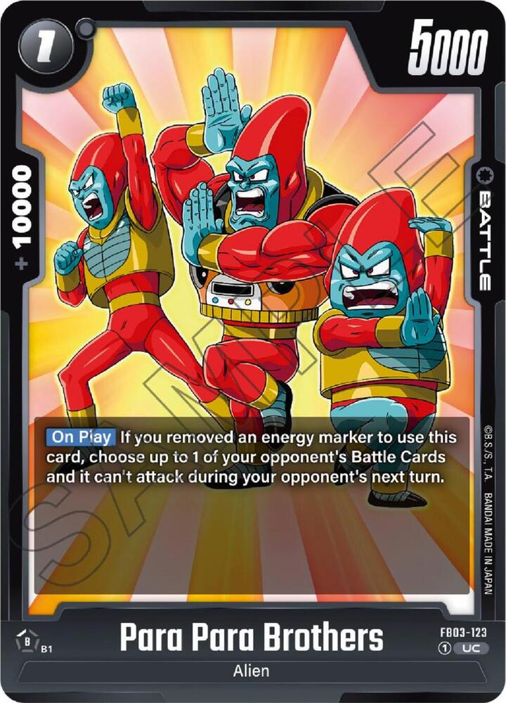 Para Para Brothers, Raging Roar FB03-123