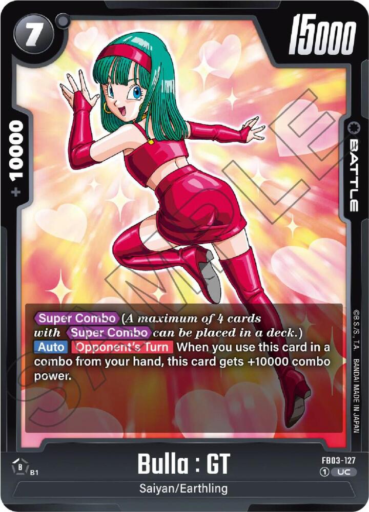 Bulla : GT, Raging Roar FB03-127