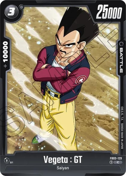 Vegeta : GT, Raging Roar FB03-129