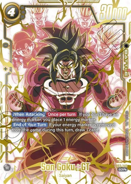 Son Goku : GT - FB03-140 (Super Alternate Art), Raging Roar FB03-140