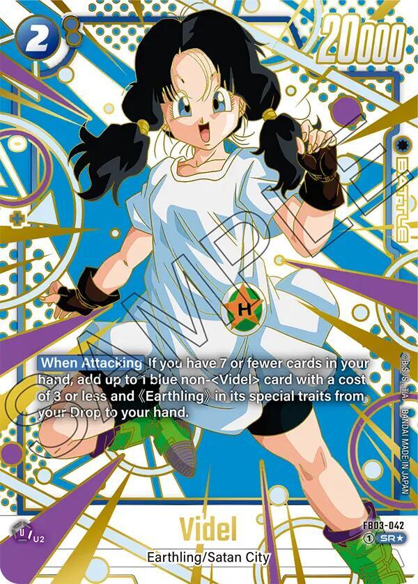 Videl - FB03-042 (Alternate Art), Raging Roar Alternate Art Reprints FB03-042