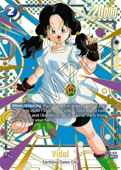 Videl - FB03-042 (Alternate Art), Raging Roar Alternate Art Reprints FB03-042