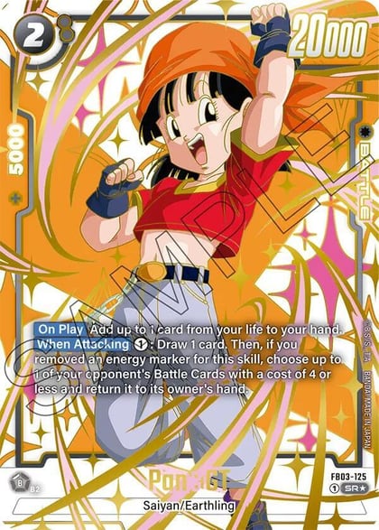 Pan : GT - FB03-125 (Alternate Art), Raging Roar Alternate Art Reprints FB03-125
