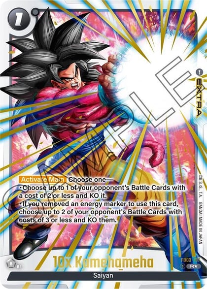 10x Kamehameha (Alternate Art), Raging Roar Alternate Art Reprints FB03-137