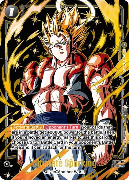 Ultimate Sparking (Alternate Art), New Adventure Alternate Art Reprints FB05-115