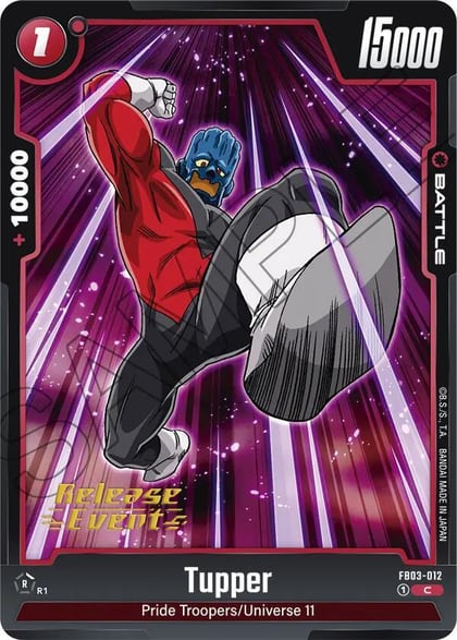 Tupper, Raging Roar Release Event Cards FB03-012