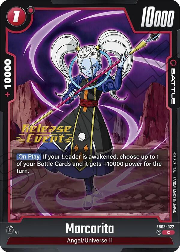 Marcarita, Raging Roar Release Event Cards FB03-022