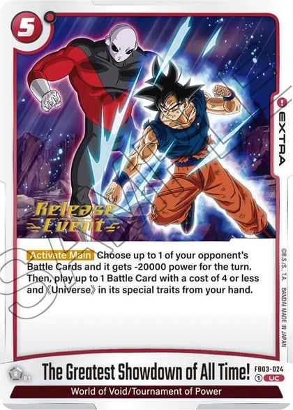 The Greatest Showdown of All Time!, Raging Roar Release Event Cards FB03-024
