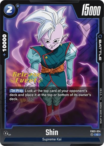 Shin, Raging Roar Release Event Cards FB03-034