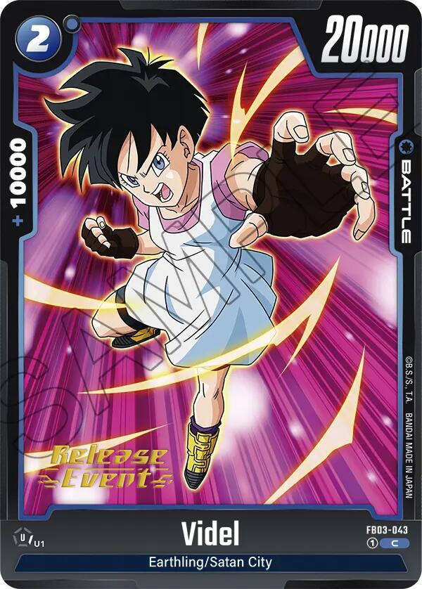 Videl - FB03-043, Raging Roar Release Event Cards FB03-043
