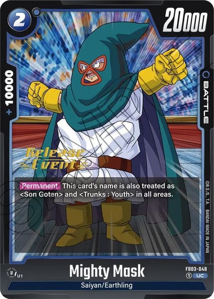Mighty Mask, Raging Roar Release Event Cards FB03-048