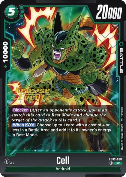 Cell - FB03-060, Raging Roar Release Event Cards FB03-060