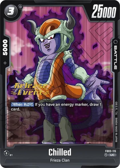 Chilled, Raging Roar Release Event Cards FB03-115