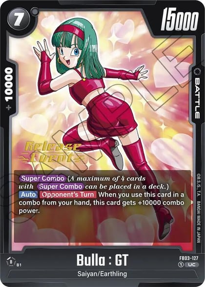 Bulla : GT, Raging Roar Release Event Cards FB03-127