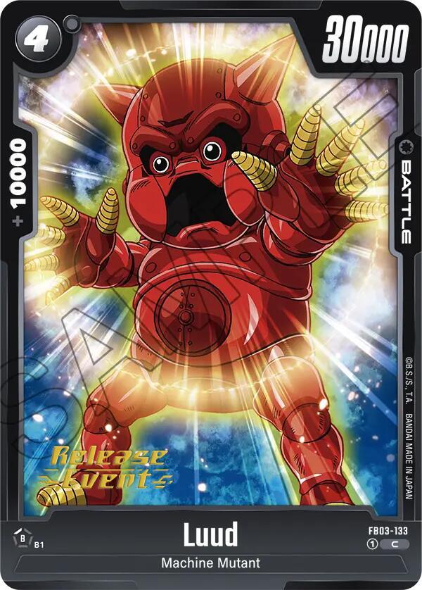 Luud, Raging Roar Release Event Cards FB03-133