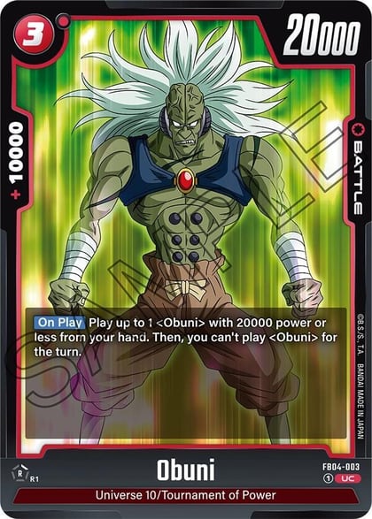 Obuni, Ultra Limit FB04-003
