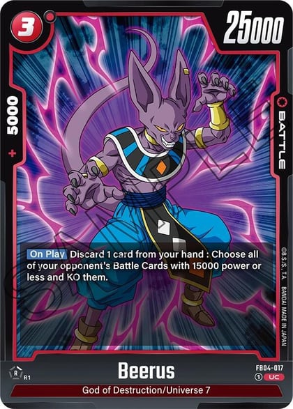 Beerus, Ultra Limit FB04-017