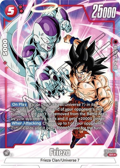 Frieza (Alternate Art), Ultra Limit FB04-018