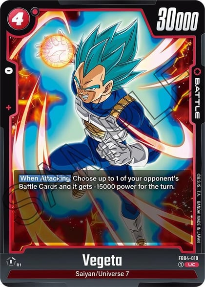 Vegeta - FB04-019, Ultra Limit FB04-019
