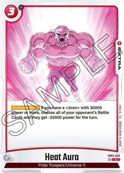 Heat Aura, Ultra Limit FB04-023